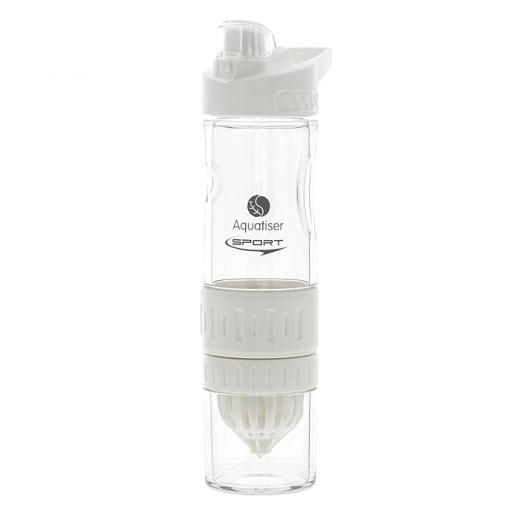 Aquatiser Sport Fruit Infused Water Bottle - White