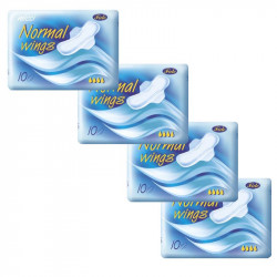 Micci Normal Wings 10 Pads, 4 Packs