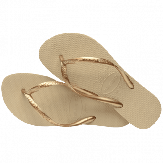 Havaianas Slim Flip Flops - Light Golden - (35 - 36)