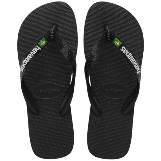 Havaianas Brasil Logo Black 39/40