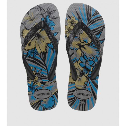 Havaianas Aloha Flip Flops  - Steel Grey 45/46