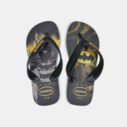 Havaianas Kids Max Herois Black/Citrus 35/36