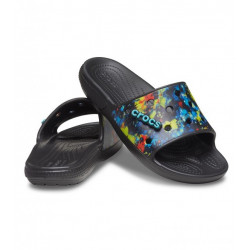 Crocs Classic Tie-Dye Graphic Slide, Size 39-40