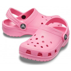 Crocs Kids Classic Clog Pink Lemonade, Size 24-25