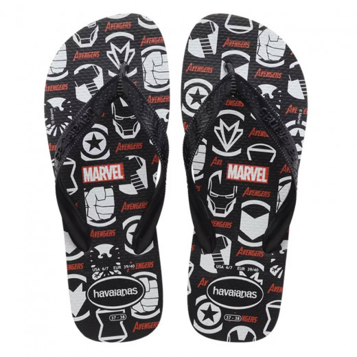 Havaianas Top Marvel Logomania Black 41/42