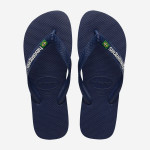 Havaianas Brasil Logo Navy Blue 47/48