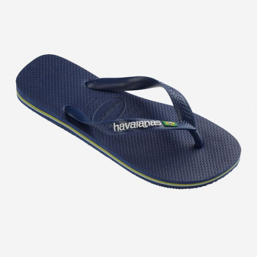 Havaianas Brasil Logo Navy Blue 37/38