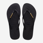 Havaianas Logo Mattalic Black/Gold 39/40