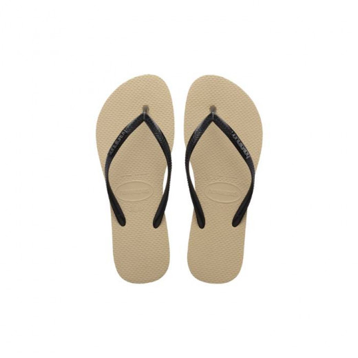 Havaianas Logo Metallic Sand Grey/Black 39/40