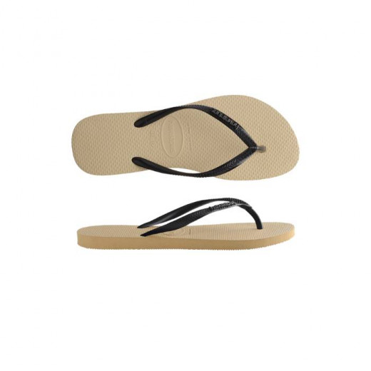 Havaianas Logo Metallic Sand Grey/Black 39/40