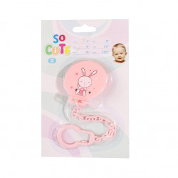 Baby Pacifier Safety Chain, Pink Color