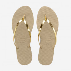 Havaianas You Metallic Sand Grey/light Golden 37/38