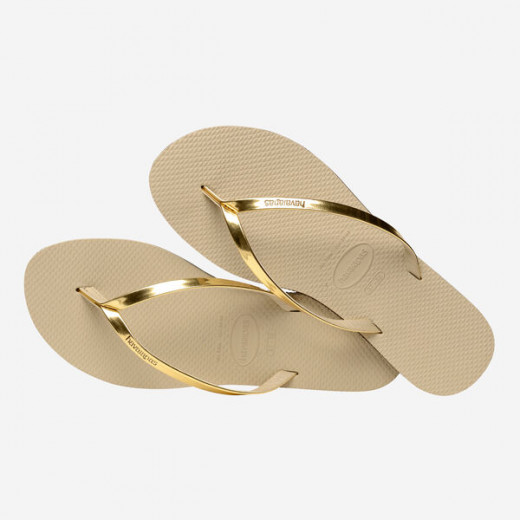 Havaianas You Metallic Sand Grey/light Golden 37/38