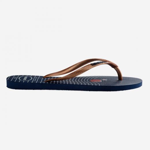 Havaianas Slim Nautical Navy Blue/Rose Gold 41/42