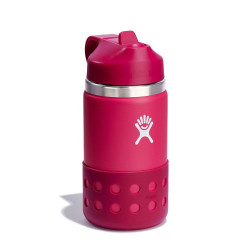 Hydro Flask Kids Wide Mouth Flask 12 oz - Burgundy