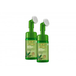 Wow Skin Science Aloe vera Face Wash With Brush, 150ml, 2 Packs