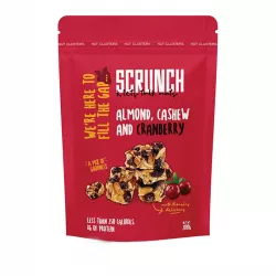 Scrunch Almond Cashew Cranberry Clusters 200GM