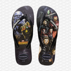 Havaianas Top Marvel Black/white 39/40