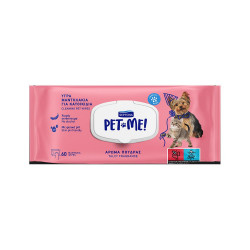 Septona Pet Me Cleansing Wet Wipes Talcy Fragrance - 60 Wipes