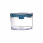 Vague Round Airtight Food Container Jar 570 ml Blue