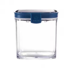 Vague Square Airtight Food Container Jar 500 ml Blue