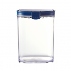 Square Airtight Food Container Jar 1.5 L Blue