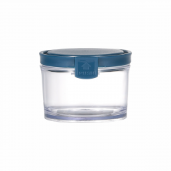 Round Airtight Food Container Jar 250 ml Blue