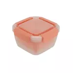 Square Leachate Box - 15.4*8.7 cm / 1 L, Peach