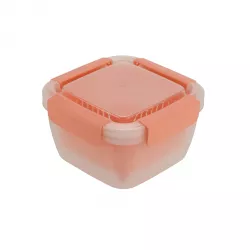 Square Leachate Box - 15.4*8.7 cm / 1 L, Peach