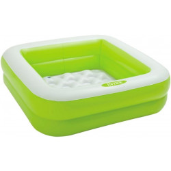 Intex - Inflatable Square Pool, Green