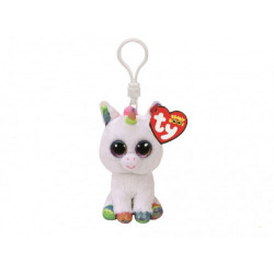 Ty Beanie Boos Pixy The Unicorn Clip , White ,  8,5 cm