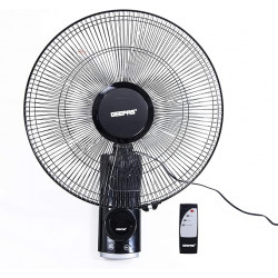 Geepas 16"" Wall Fan 60W 3 Speed With Timer GF9479