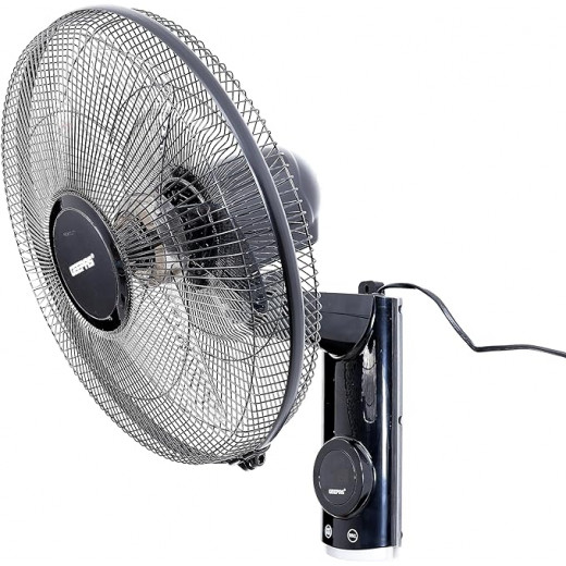 Geepas 16"" Wall Fan 60W 3 Speed With Timer GF9479