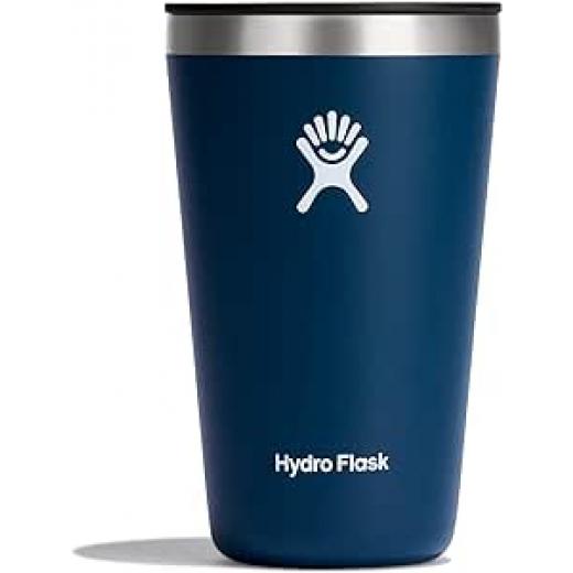 Hydro Flask All Around Tumbler - Stainless Steel Insulated With Lid 16 Oz - Indigo