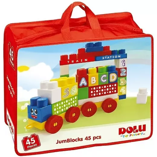 Jubmo blocks 45 pieces in bag