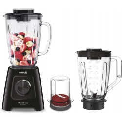 Moulinex Blender, BlendForce 2, 1.25 L Blender Mixer,, 600 W, LM42R827