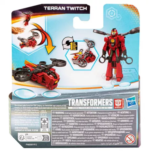 Transformers Terran Twitch 1-Step Flip Changer Action Figure