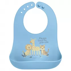 Stephen Joseph Silicone Baby Bib – Zoo