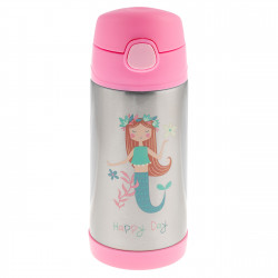 Stephen Joseph - Double Wall Insulated Water Bottle 353ml - Mermaid