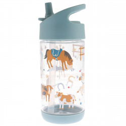 Stephen Joseph, Kids Flip Top Water Bottle WESTERN