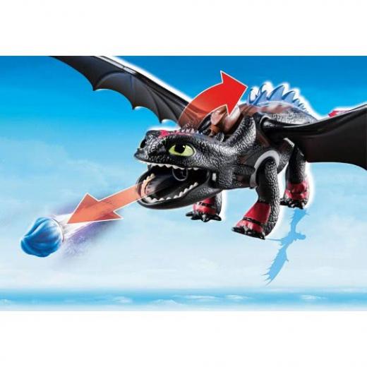 Playmobil Dreamworks Dragon Racing: Hiccup And Toothless, With Light Module