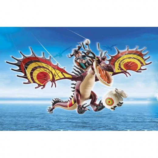 Playmobil Dreamworks Dragon Racing: Fishlegs And Meatlug