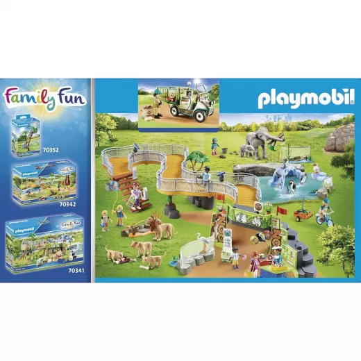 Playmobi  Family Fun Zoo Vet With Medical Cart