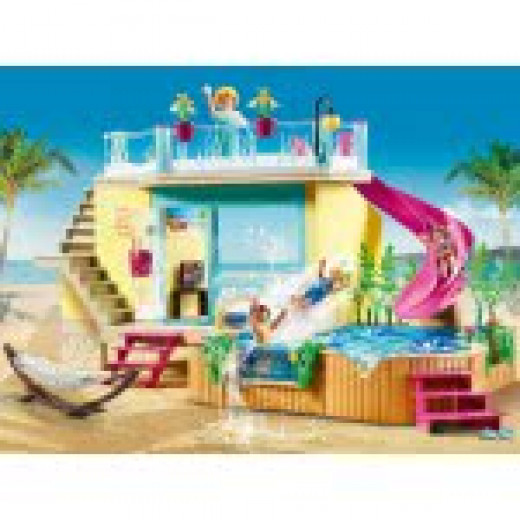 Playmobil Bungalow With Pool, 4 Years And Above