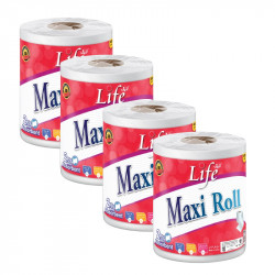 Life Maxi Roll 2 ply 400 Gram, 4 PAKCS