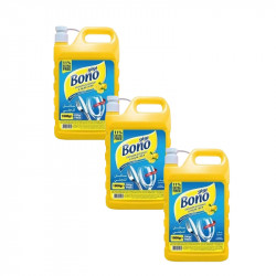 Bono Dishwashing Liquid Lemon Flavor 1.8 Liter, 3 PACKS