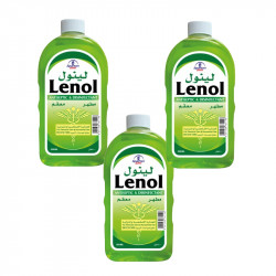 Lenol green disinfectant and disinfectant 500 ml, 3 PACKS