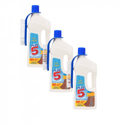 Plus Five Low Foam Carpet Shampoo 1L, 3 PACKS