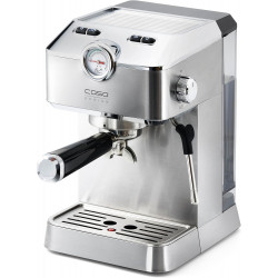 Caso Gourmet Espresso Machine, Stainless Steel Coffee Maker