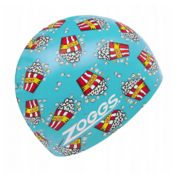 Zoggs Sea Life printed silicone swimming cap for adults